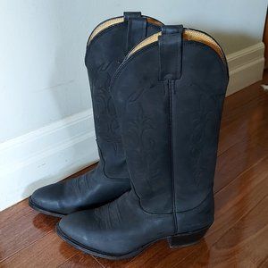 Men's Black Cowboy Boots by Nocona
